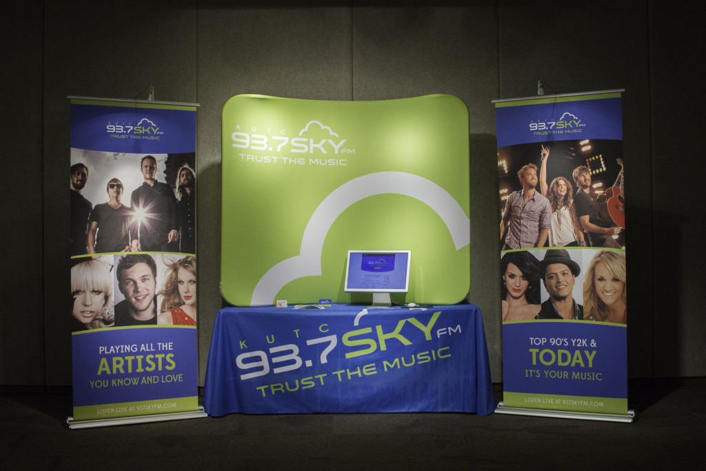 93.7 Sky FM Trade Show Exhibit